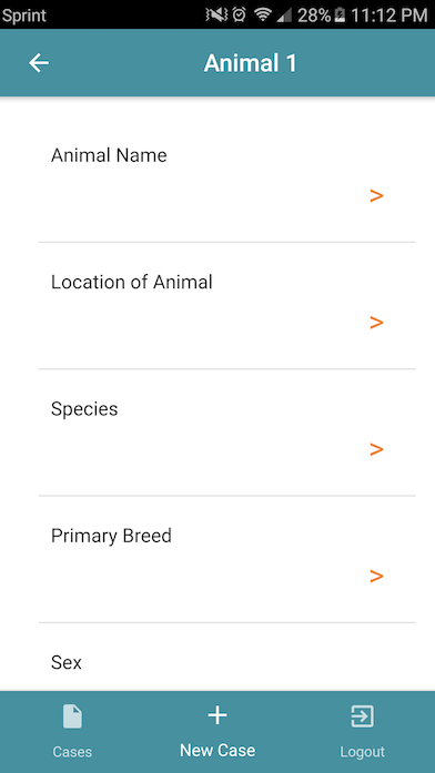 Forensipet Animal Options